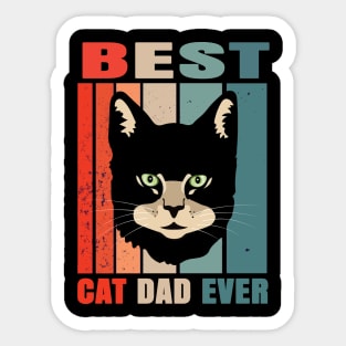 Best Cat Dad Ever Sticker